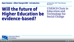 Will the future of Higher Education be evidence-based?